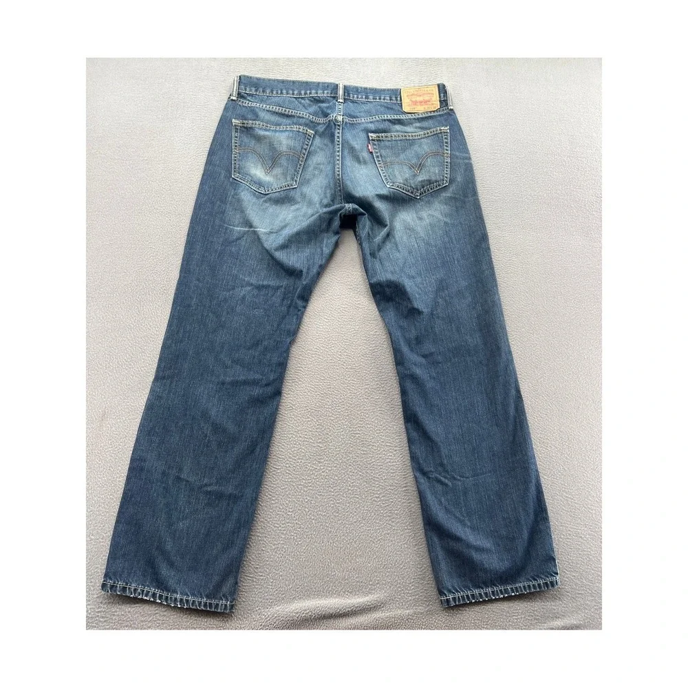 VTG Levis 559 Relaxed Straight Mens Jeans 36x32 Blue Medium Wash Denim